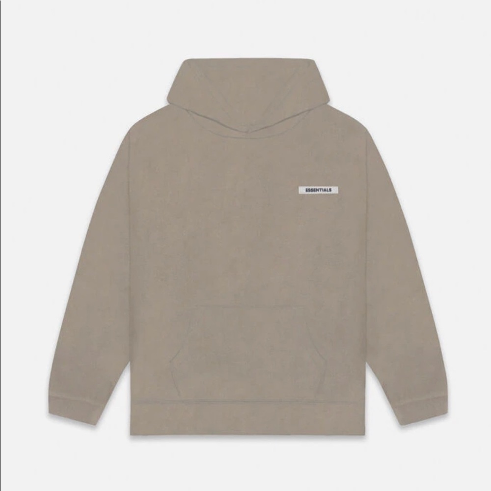 Fear Of God FOG Essentials Taupe Fleece Hoodie